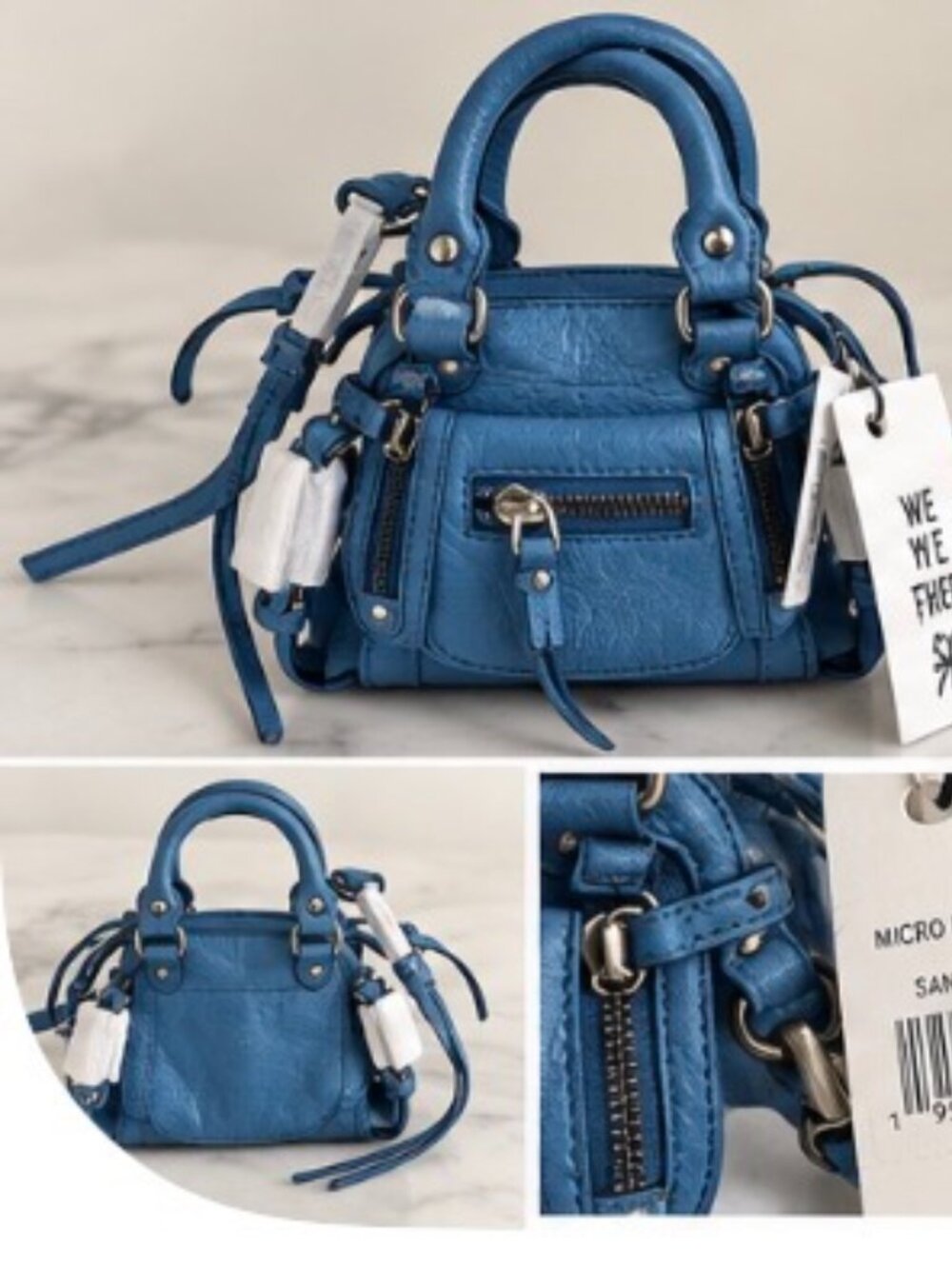 Free People/ We The Free Micro Emerson Mini Bag - NWT - Santorini Blue